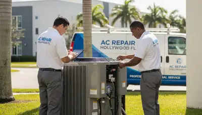 Professional AC repair technician serving North Miami Beach FL homes and businesses